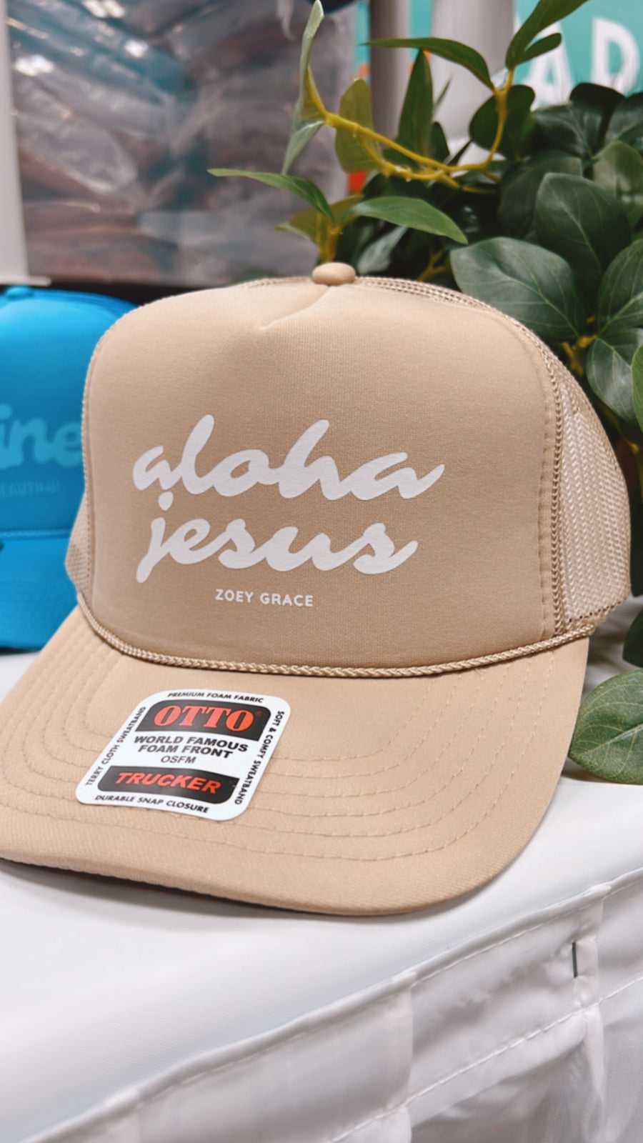 Aloha Jesus Trucker Hat