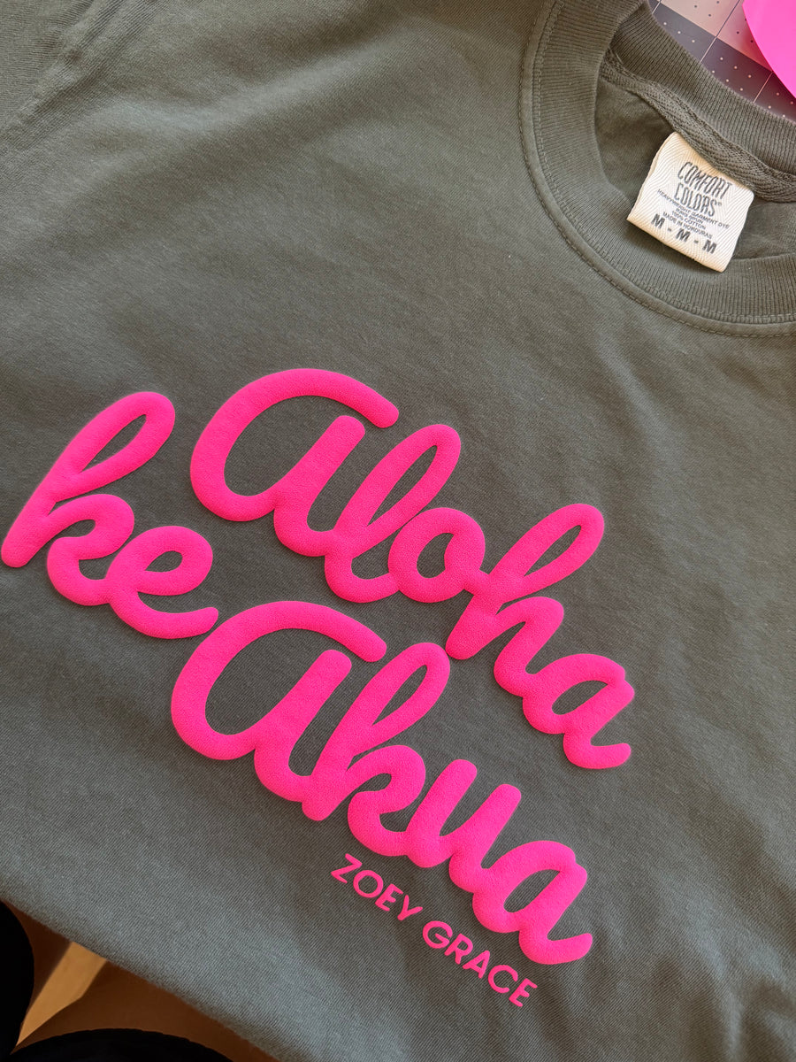 Aloha Ke Akua Puff Pink
