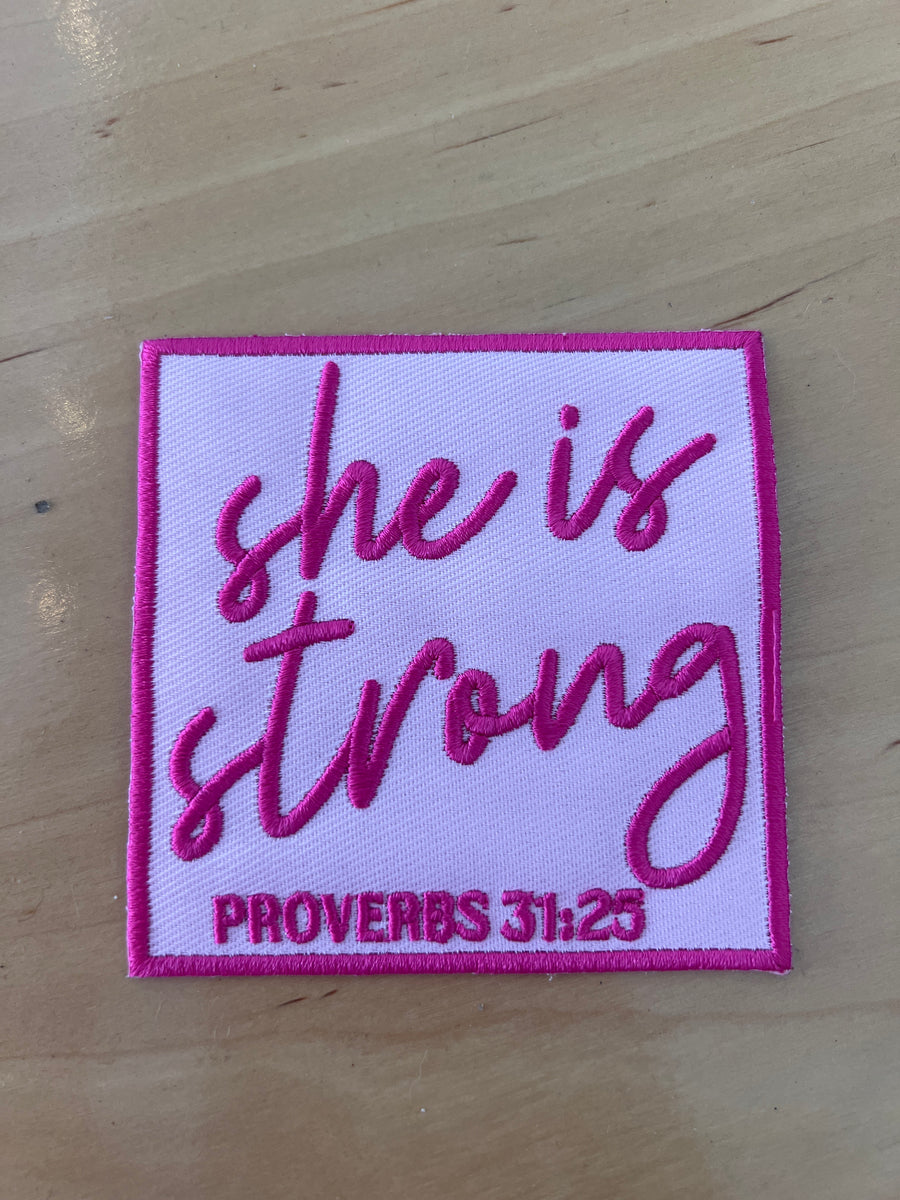 She is Strong Patch