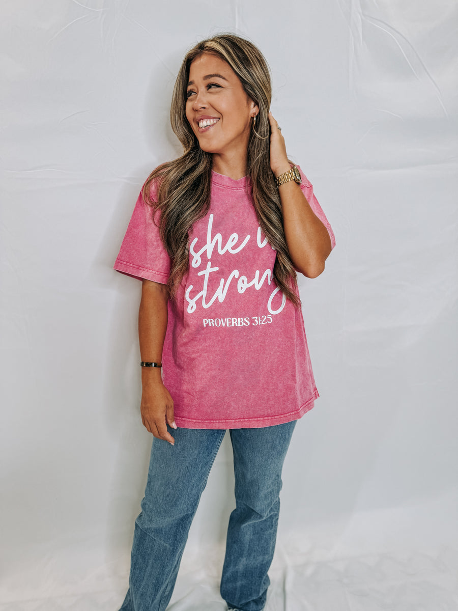 She is Strong (Oversized Premium Tee)