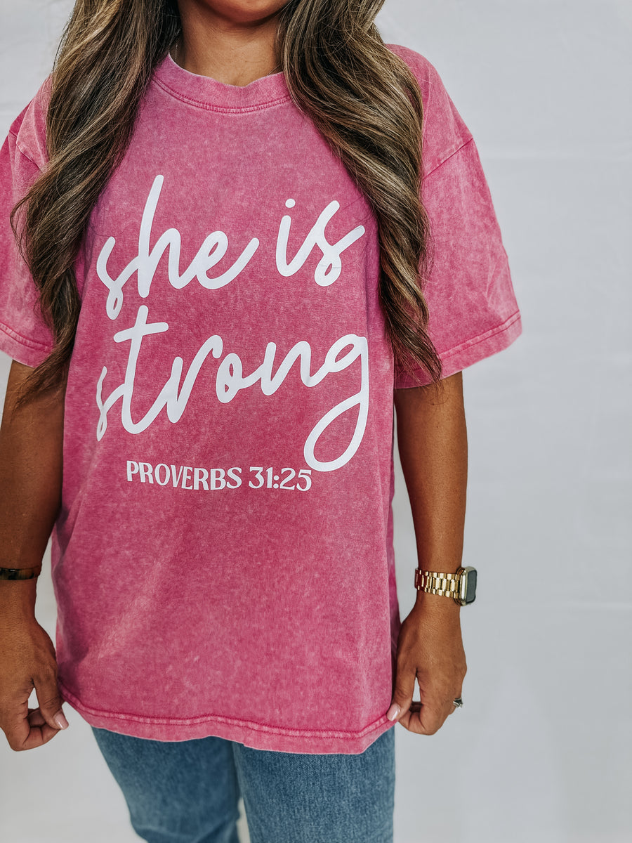 She is Strong (Oversized Premium Tee)